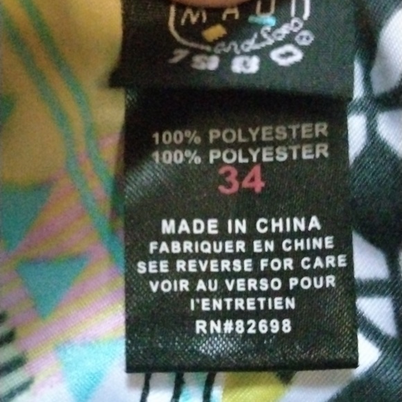 Maui and sons board shorts size 34 multicolor - Picture 3 of 3